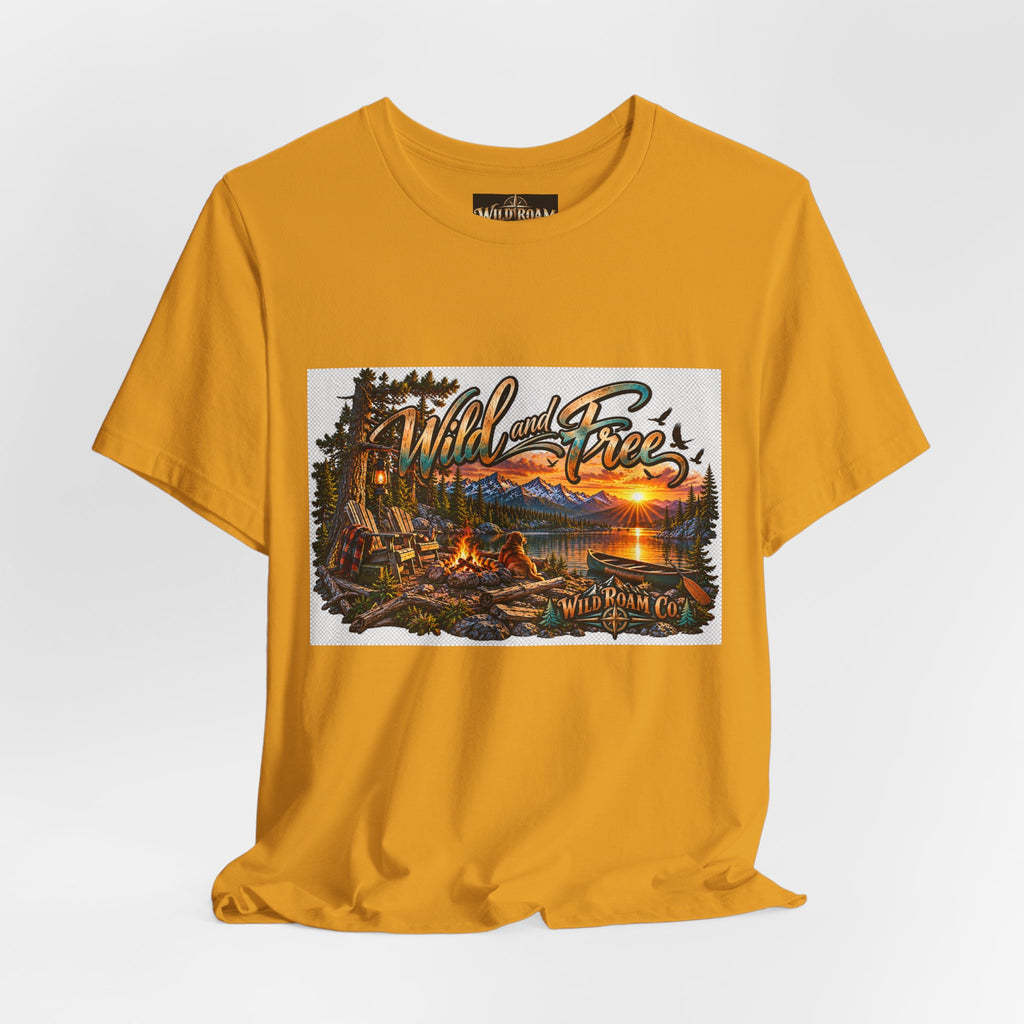 Wild & Free Campfire Sunset Tee