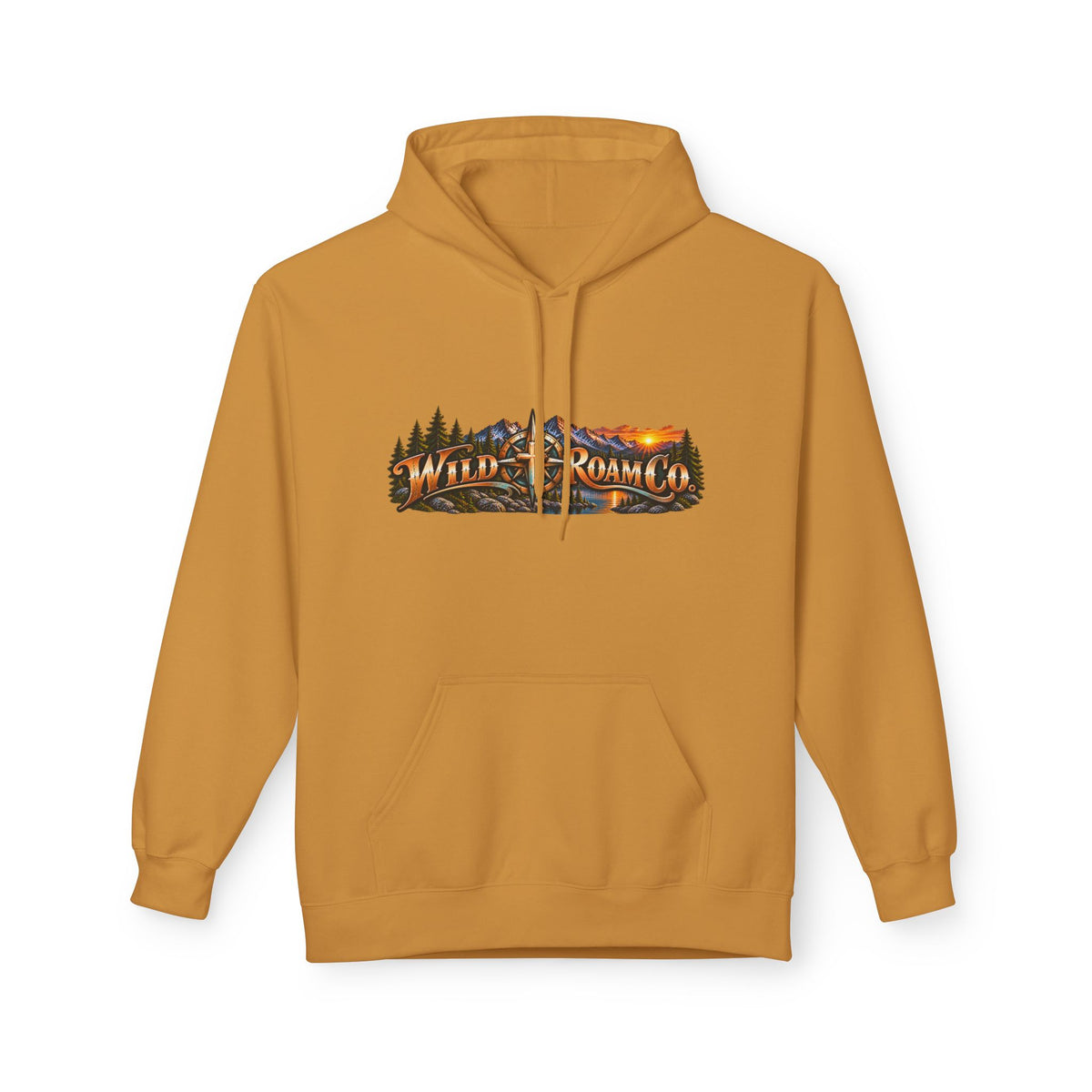 Hoodie - "Wild & Free to Roam" Ocean Angler Adventure Pullover