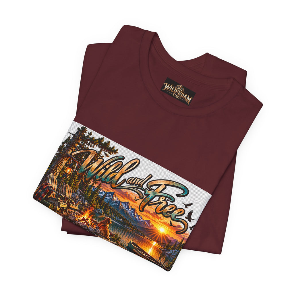 Wild & Free Campfire Sunset Tee