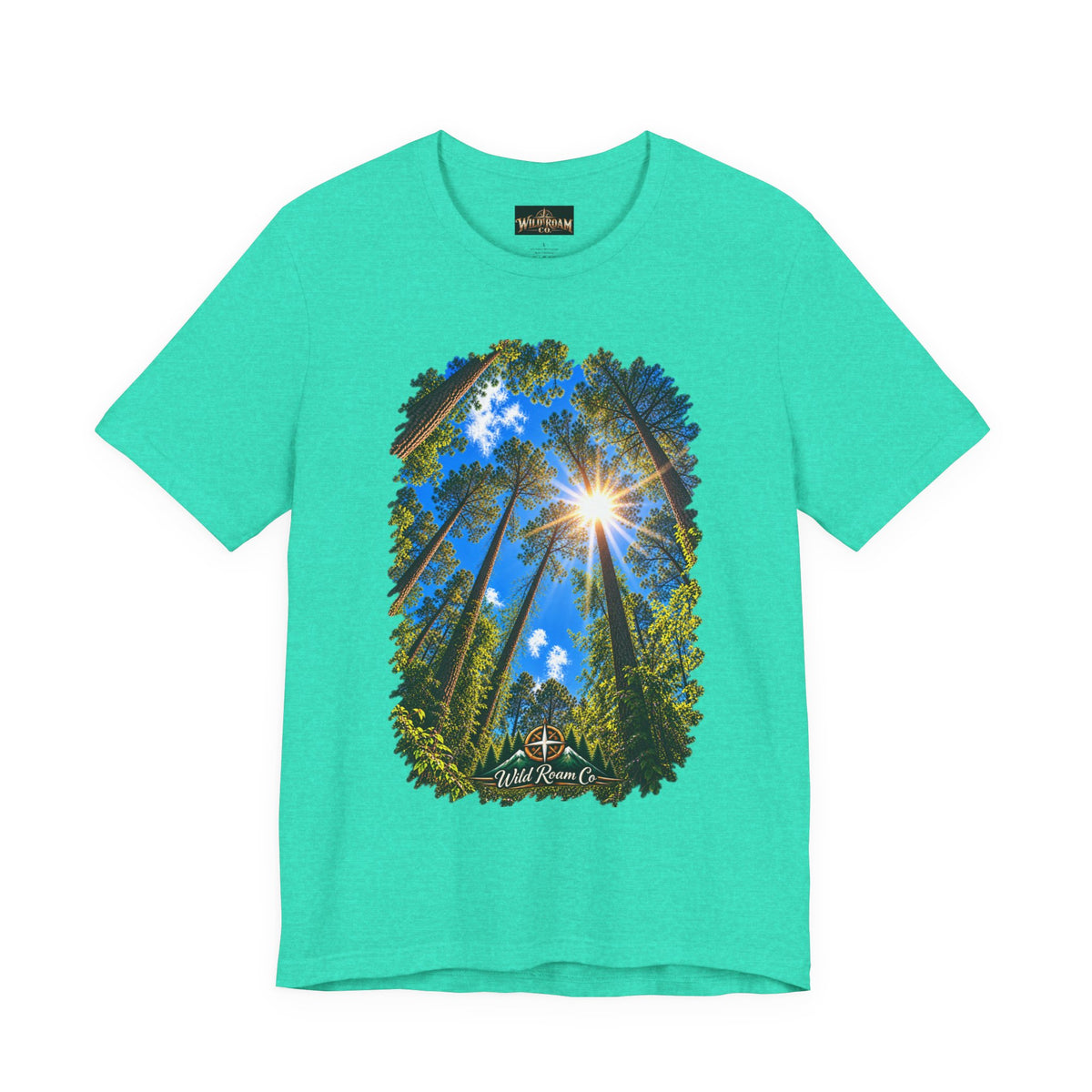 Wild Roam Co. Unisex Tee--Psalms 121:2 Sunny Trees