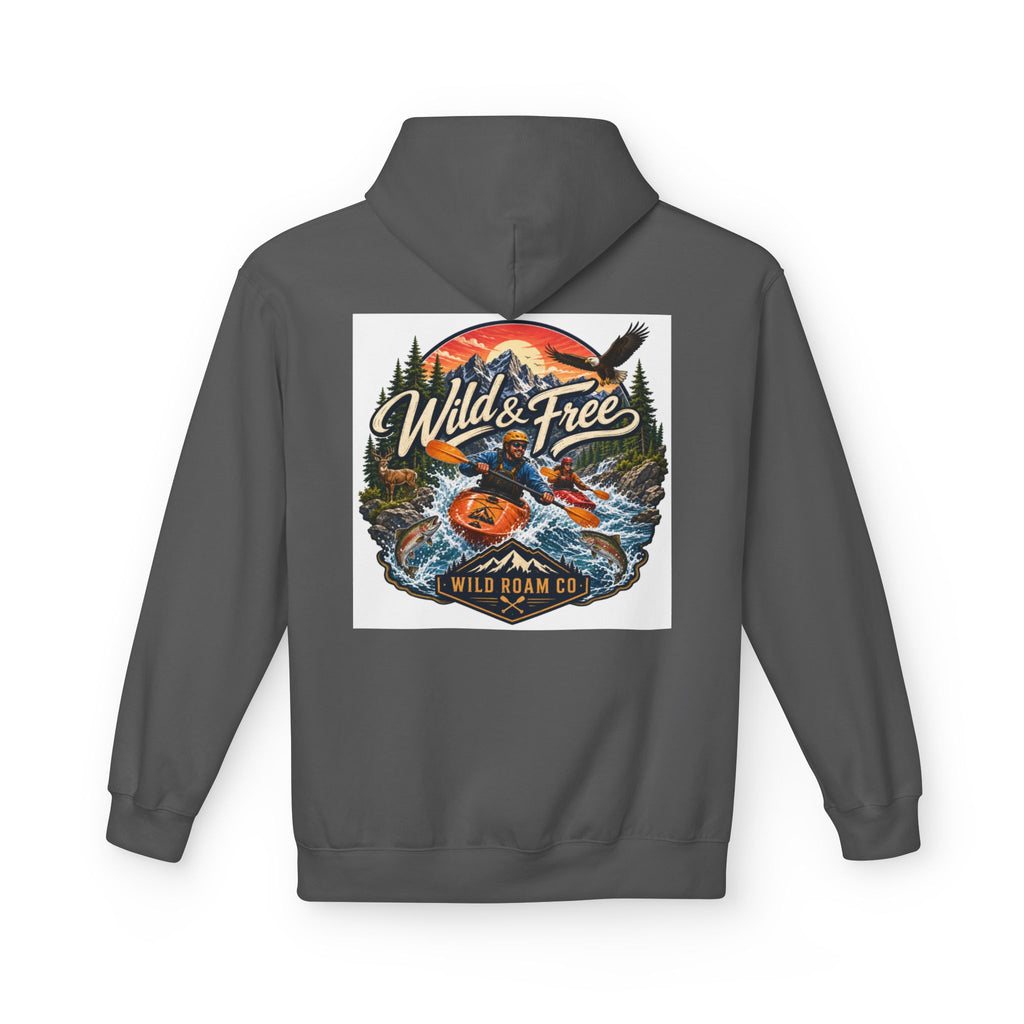 Hoodie — "Wild & Free" Kayak Adventure Pullover