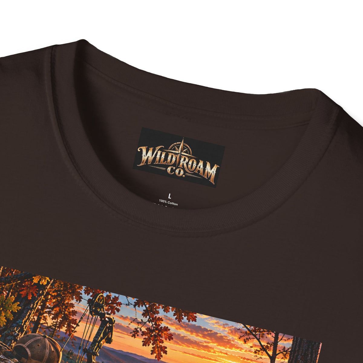 Wild & Free to Roam T-Shirt — Scenic Wilderness Sunset Adventure Tee