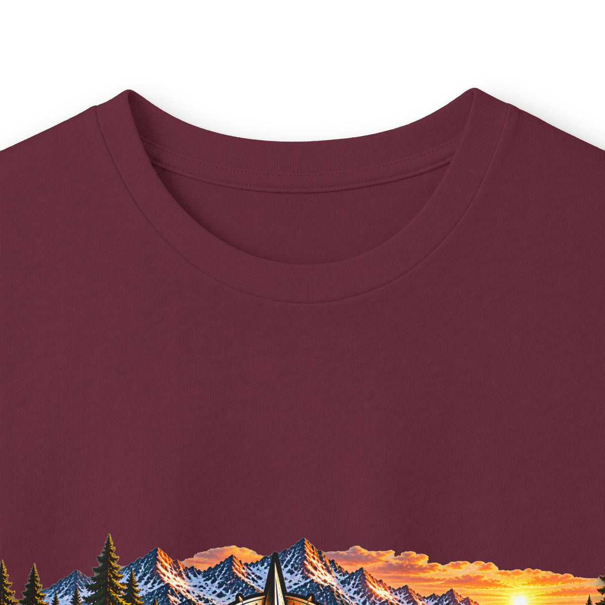 Long Sleeve Tee - "Wild + Roam Co." Faith Logo Sunset Graphic with Acts 13:47 Scripture Back