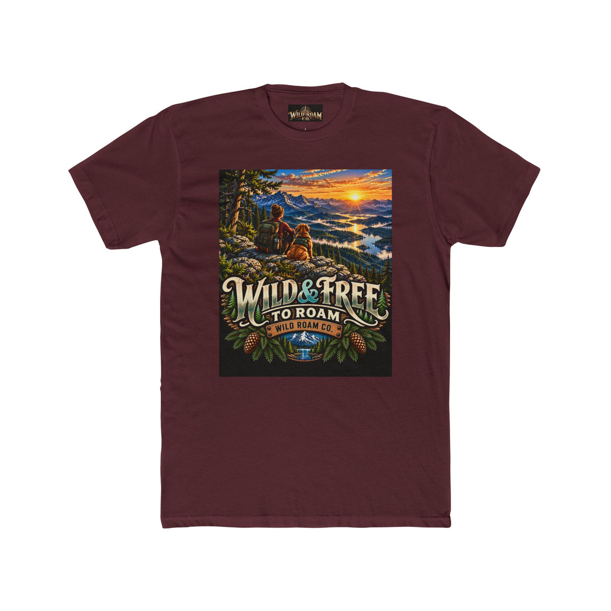 Women's Wild & Free to Roam T-Shirt — Adventure Nature Graphic Tee