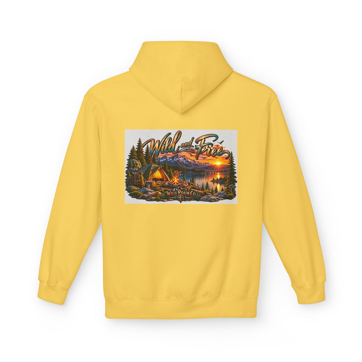 Wild Roam Co— "Wild & Free to Roam" Camping Graphic Hoodie