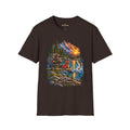 Nature Camping T-Shirt — Mountain Sunset  Lake Scene