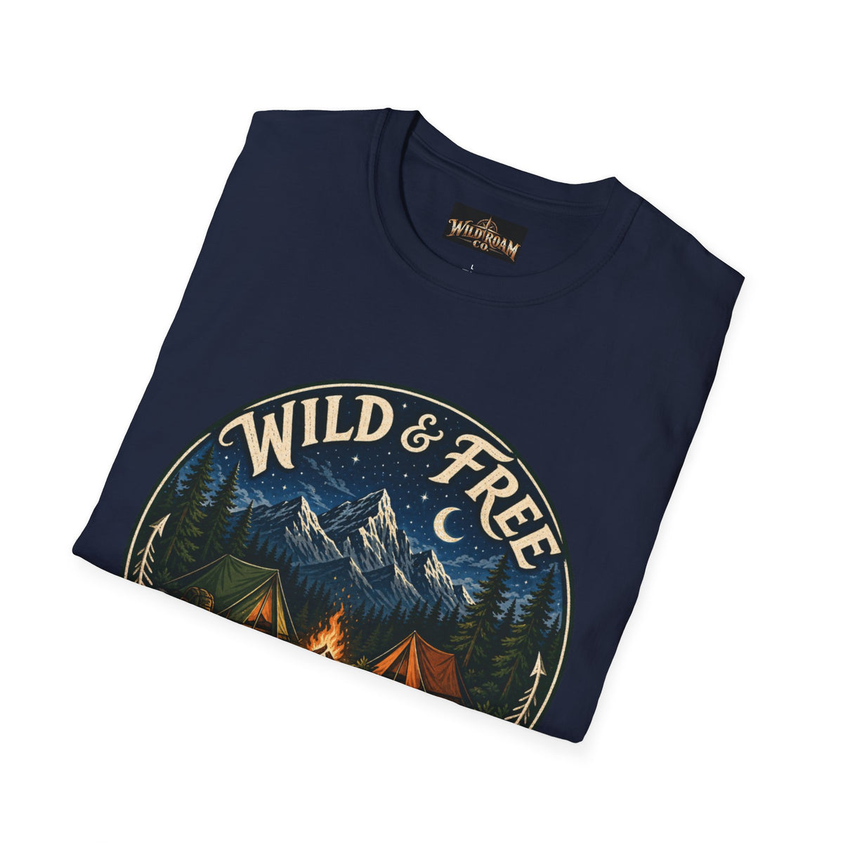 Wild & Free To Roam Camping T-Shirt