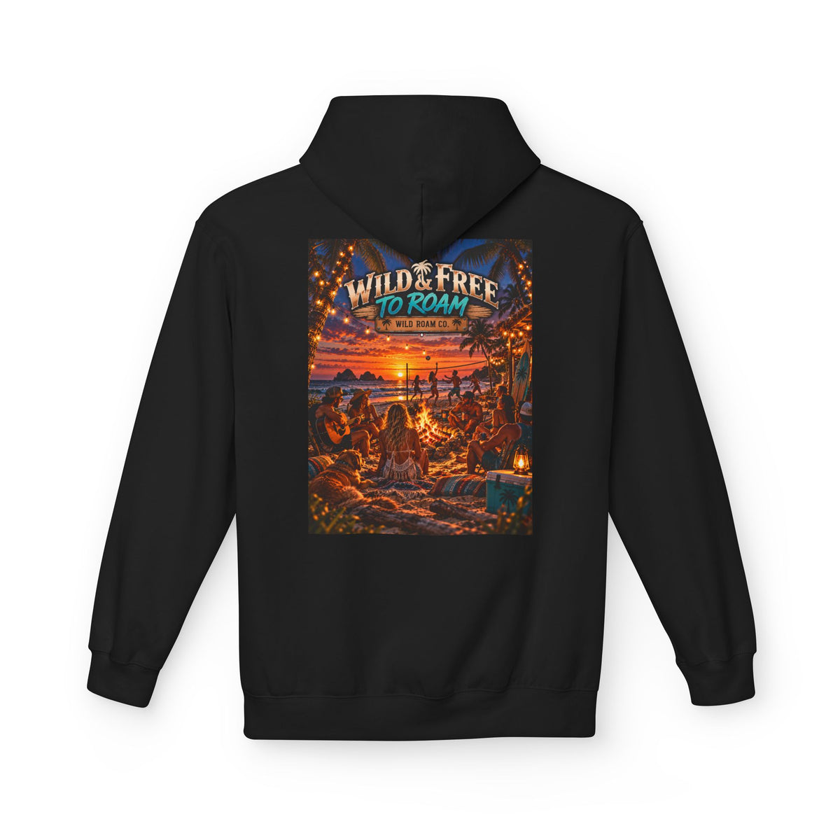 Wild & Free to Roam Hoodie — Sunset Beach Party