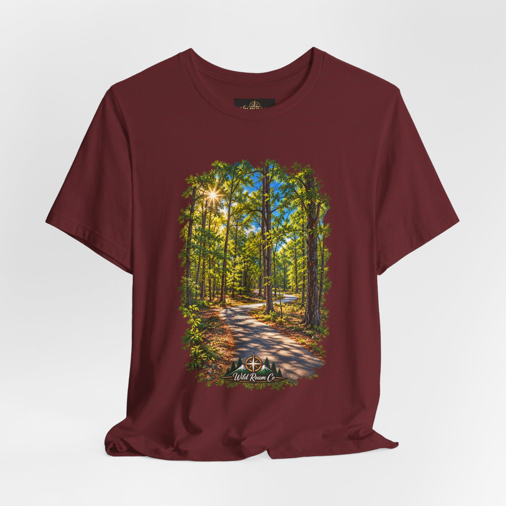 Wild Roam Co Unisex Tee-Psalms 119:105 Nature Path