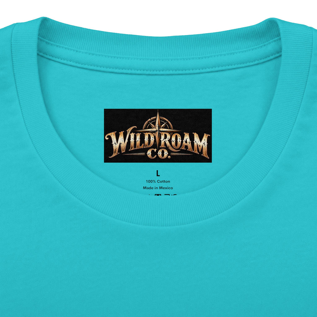 Women's Christian Shepherd Psalm T-Shirt — "He Leads Me Beside Quiet Waters" Scenic Faith Tee