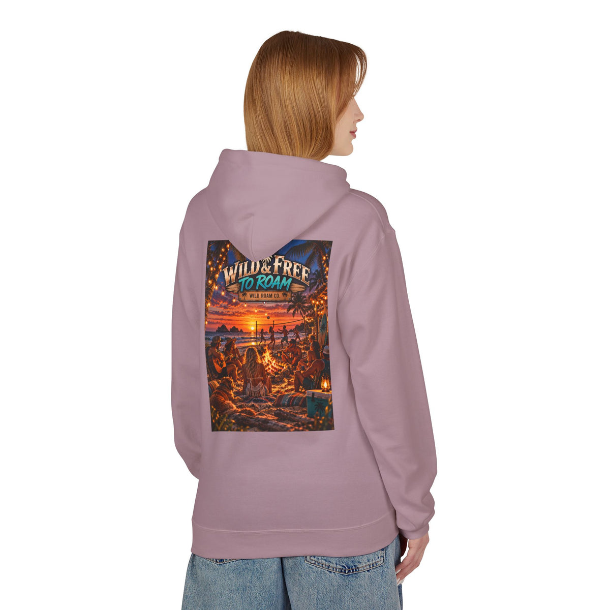Wild & Free to Roam Hoodie — Sunset Beach Party