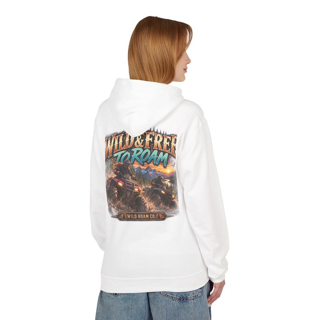 Wild & Free to Roam Hoodie — Off‑Road Adventure Graphic Hoodie