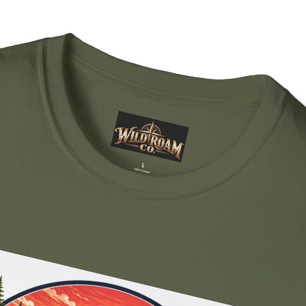 Wild & Free Kayak T-Shirt — Outdoor Adventure Graphic Tee