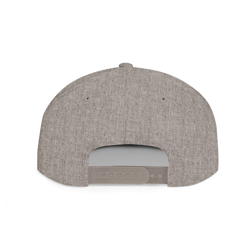 Snapback Hat — Mountain Sunrise 'Wander & Roam' Embroidered Flat Bill