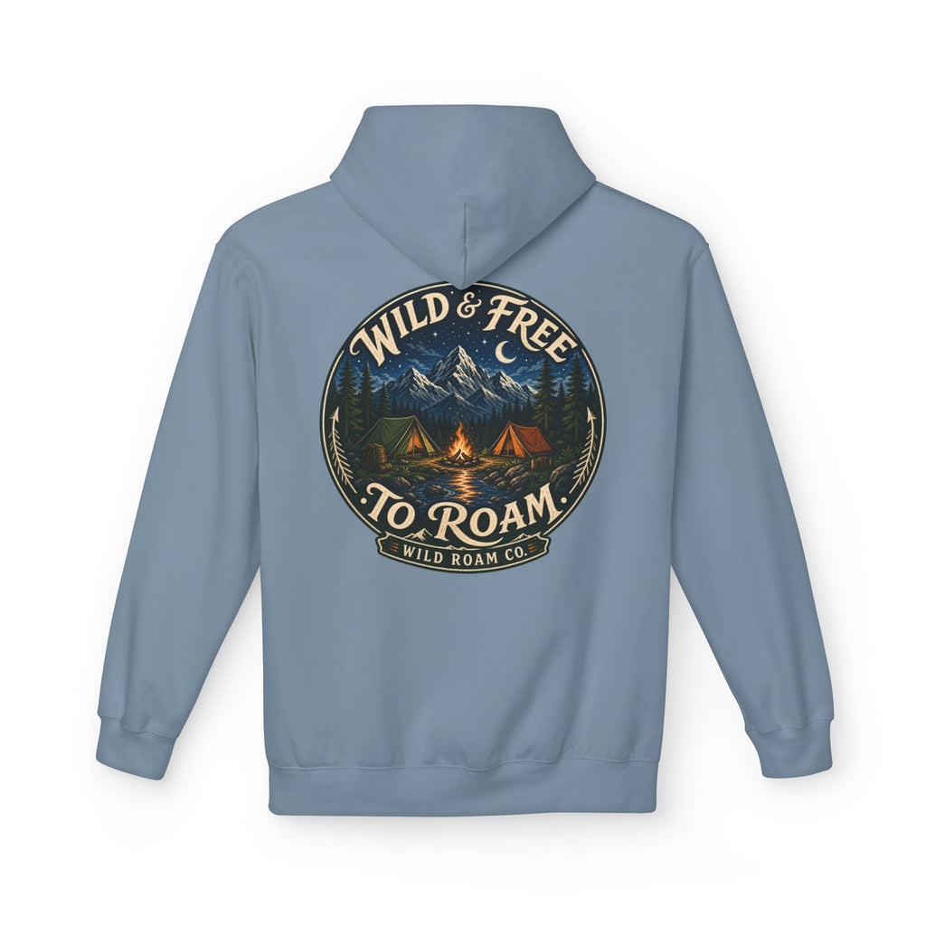 Wild & Free Hoodie — Wild Roam Co Camping Adventure Pullover
