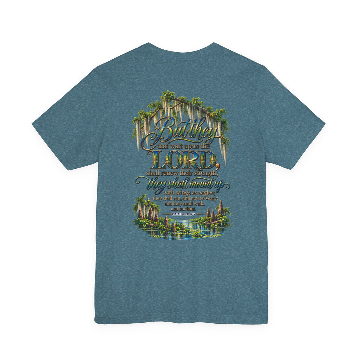 Wild Roam Co Unisex Tee-- Isaiah 40:31 Bayou Bird