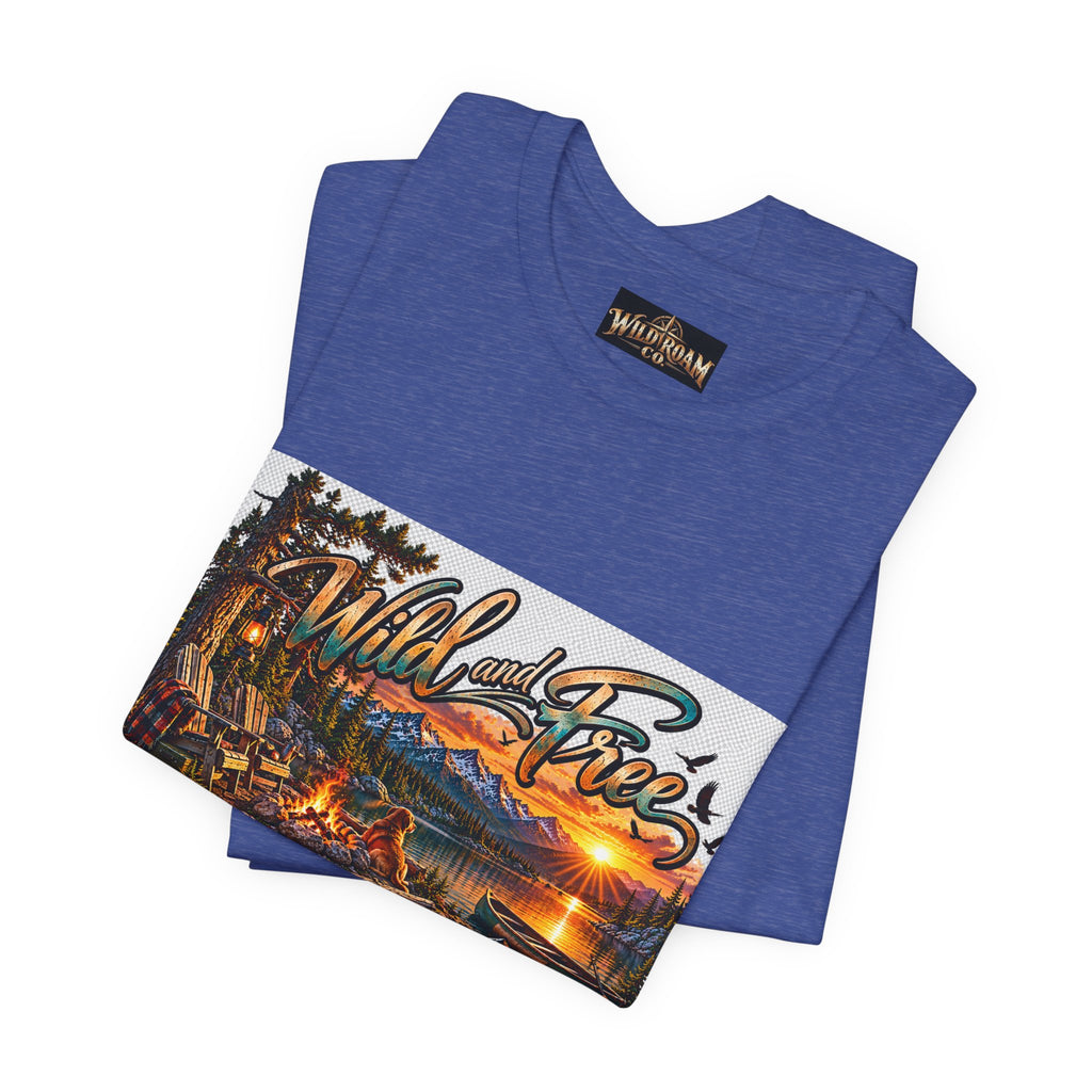 Wild & Free Campfire Sunset Tee