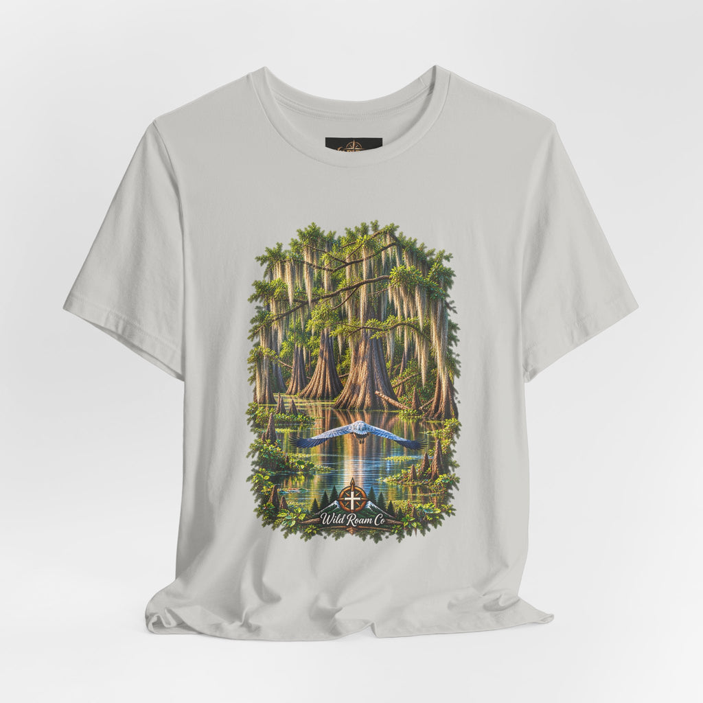Wild Roam Co Unisex Tee-- Isaiah 40:31 Bayou Bird