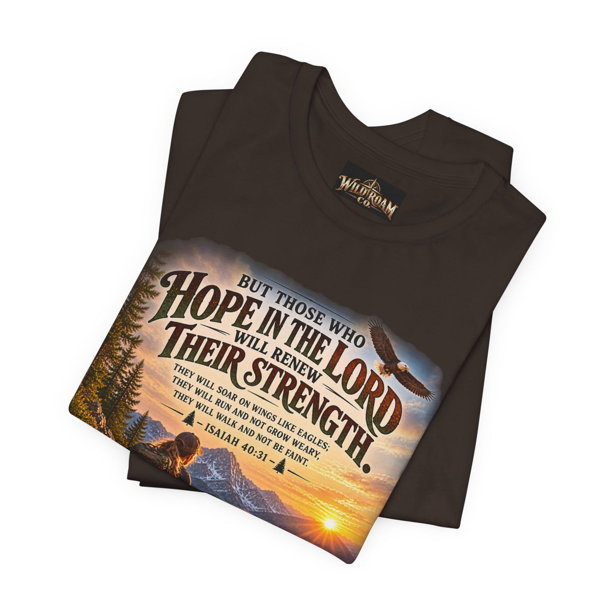 Women's Hope in the Lord T-Shirt — Isaiah 40:31 Christian Faith Tee