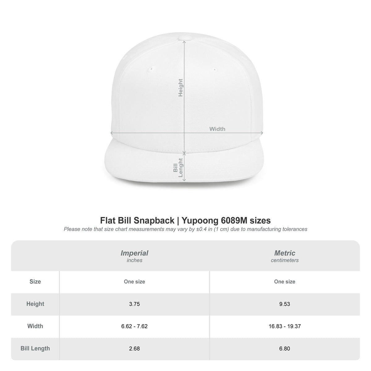 Snapback Hat — Mountain Sunrise 'Wander & Roam' Embroidered Flat Bill