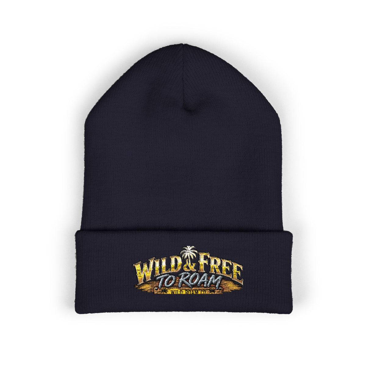 Wild & Free To Roam Embroidered Beanie