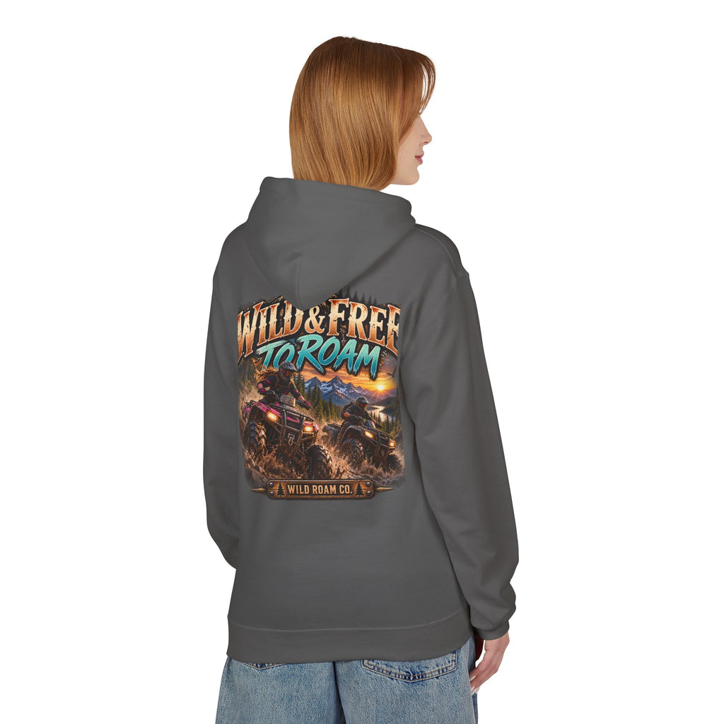 Wild & Free to Roam Hoodie — Off‑Road Adventure Graphic Hoodie