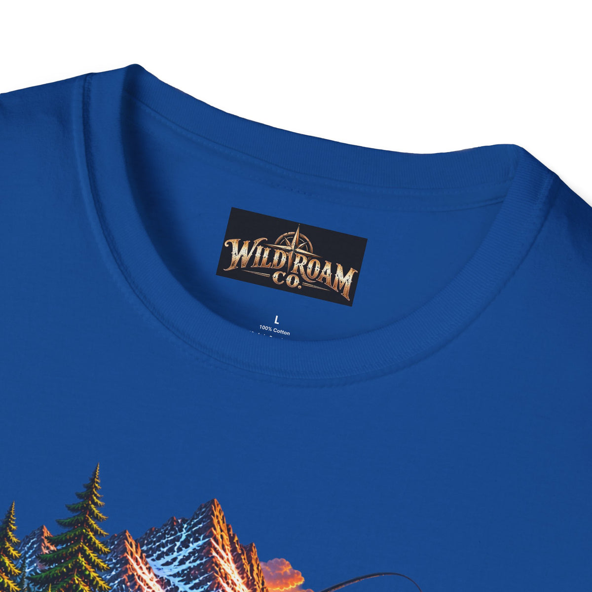Nature Camping T-Shirt — Mountain Sunset  Lake Scene