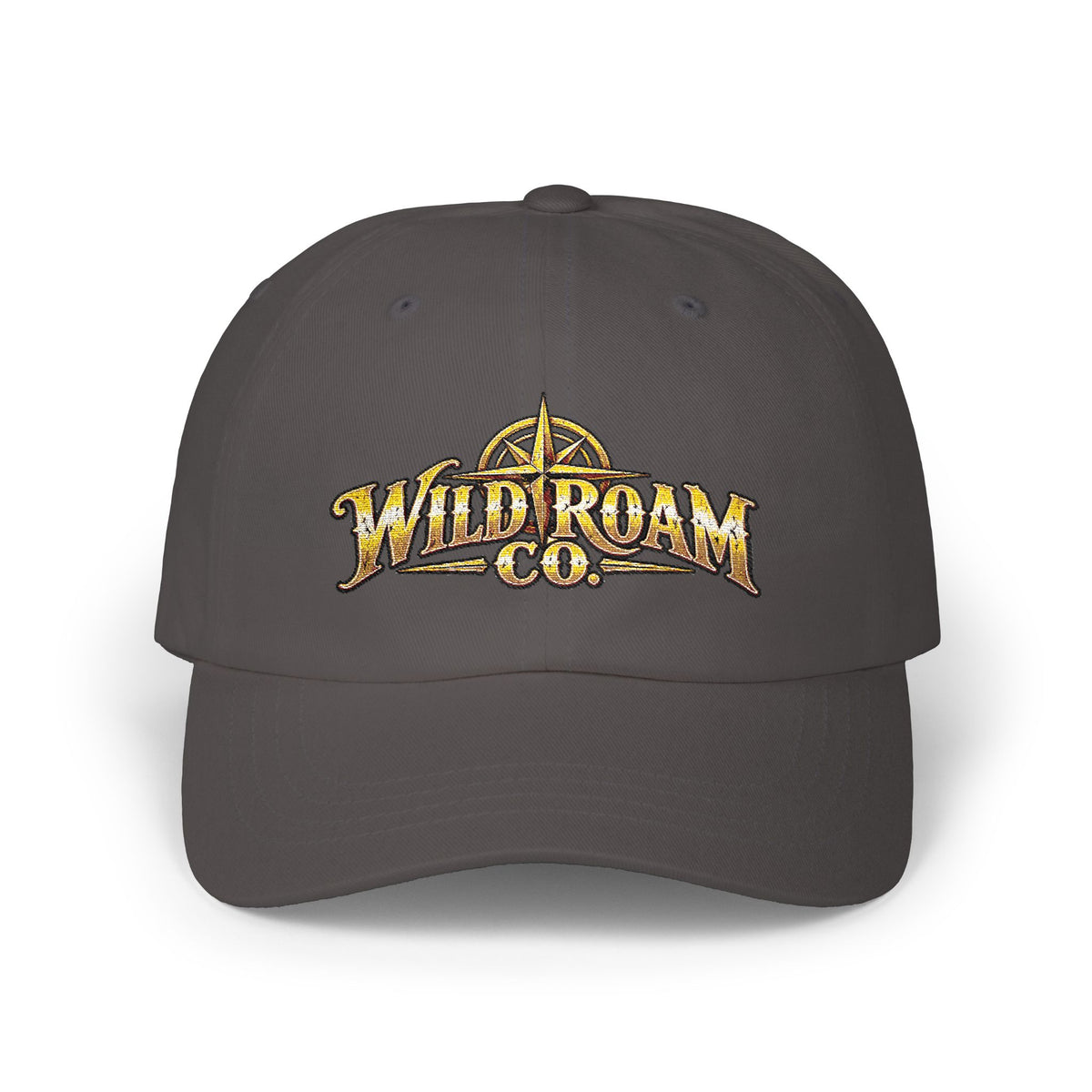 Dad Cap — Wild Roam Co. Embroidered Compass Logo Hat