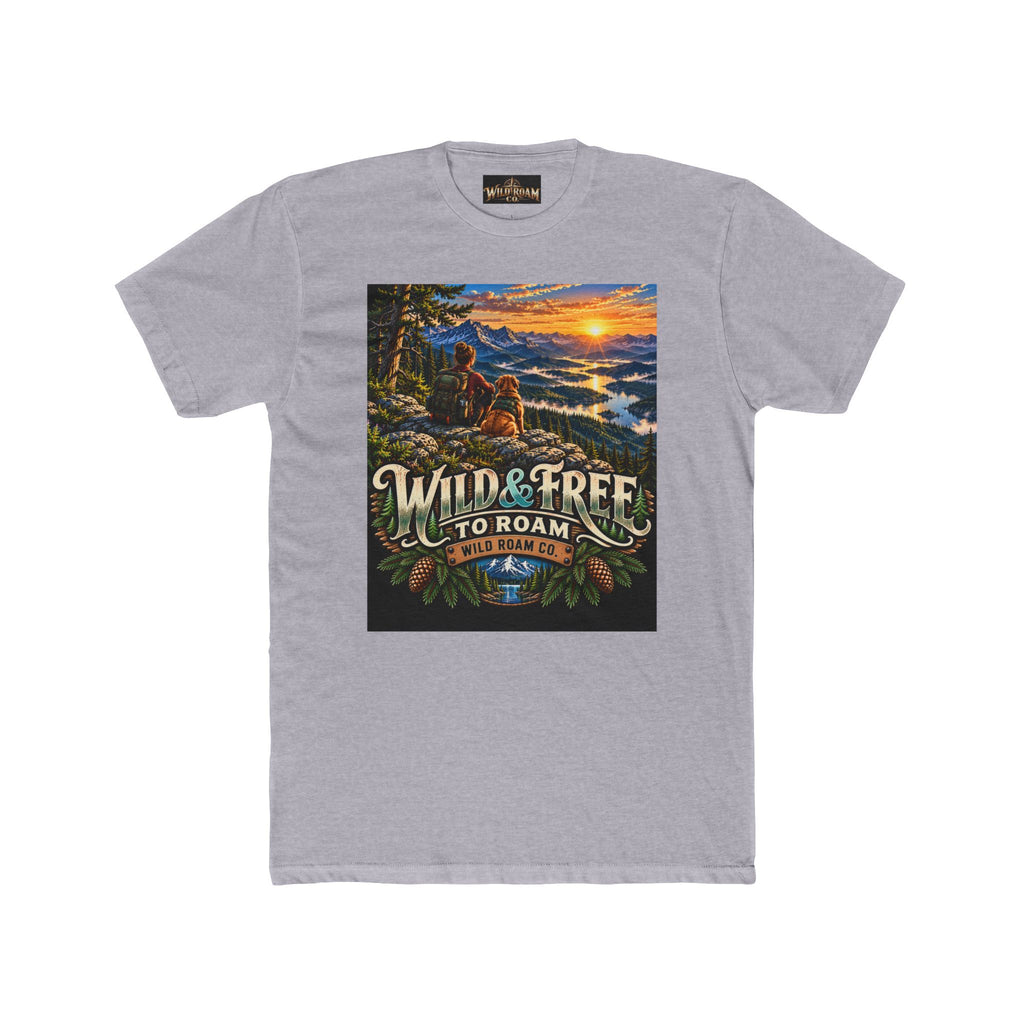 Women's Wild & Free to Roam T-Shirt — Adventure Nature Graphic Tee