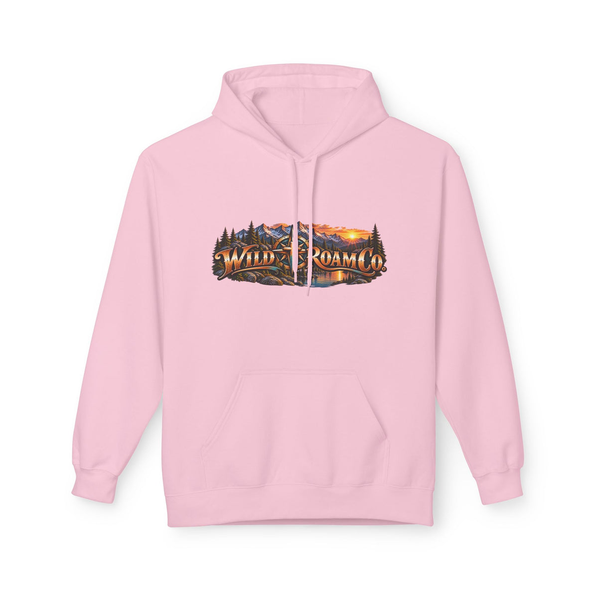 Women's Wild Roam Co. Scenic Hoodie — "He Leads Me Beside Quiet Waters" Inspirational Nature Pullover