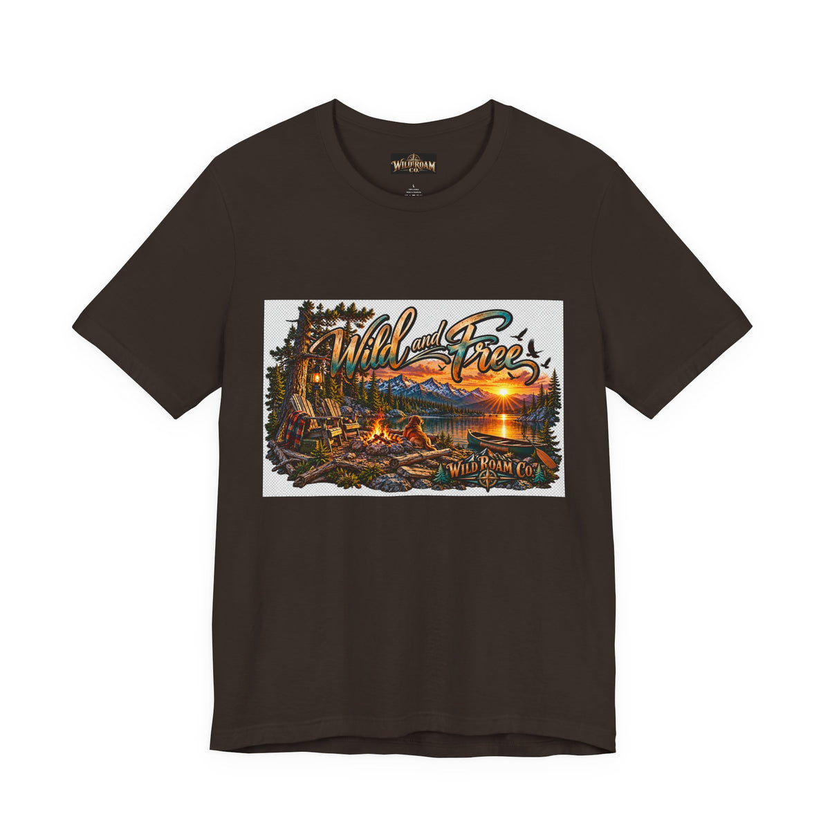 Wild & Free Campfire Sunset Tee