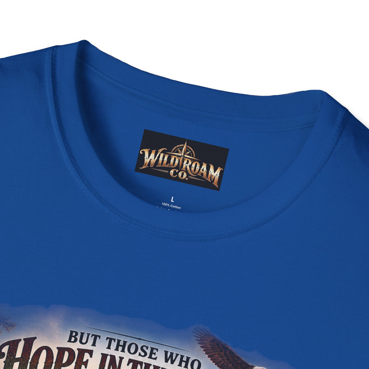 Men's Christian Hiking T-Shirt — "Those Who Hope in the Lord Will Renew Their Strength" Inspirational Faith Tee