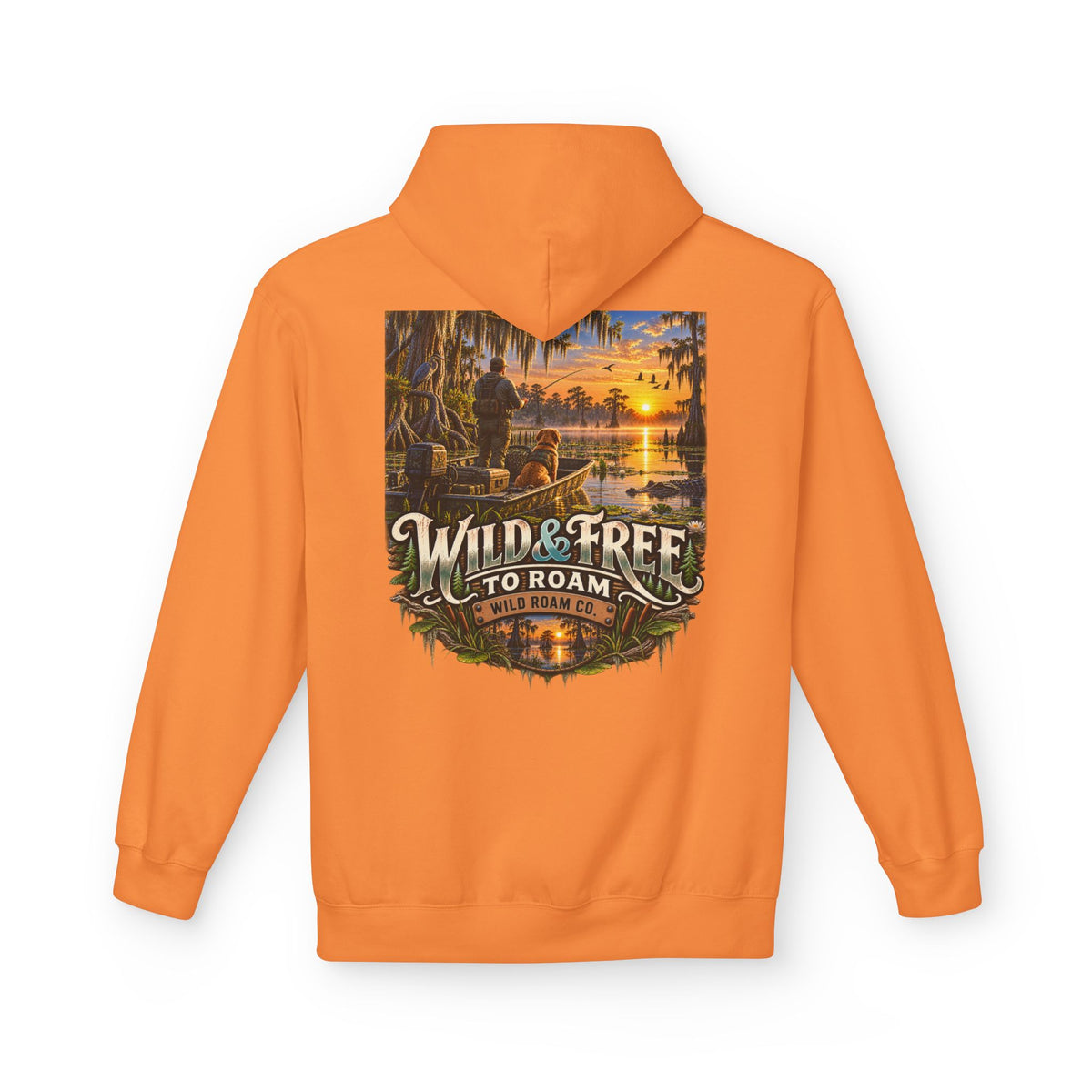 Wild & Free Hoodie — Wild & Free To Roam Bayou Adventure Graphic Pullover