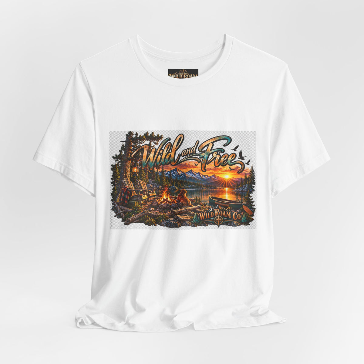 Wild & Free Campfire Sunset Tee