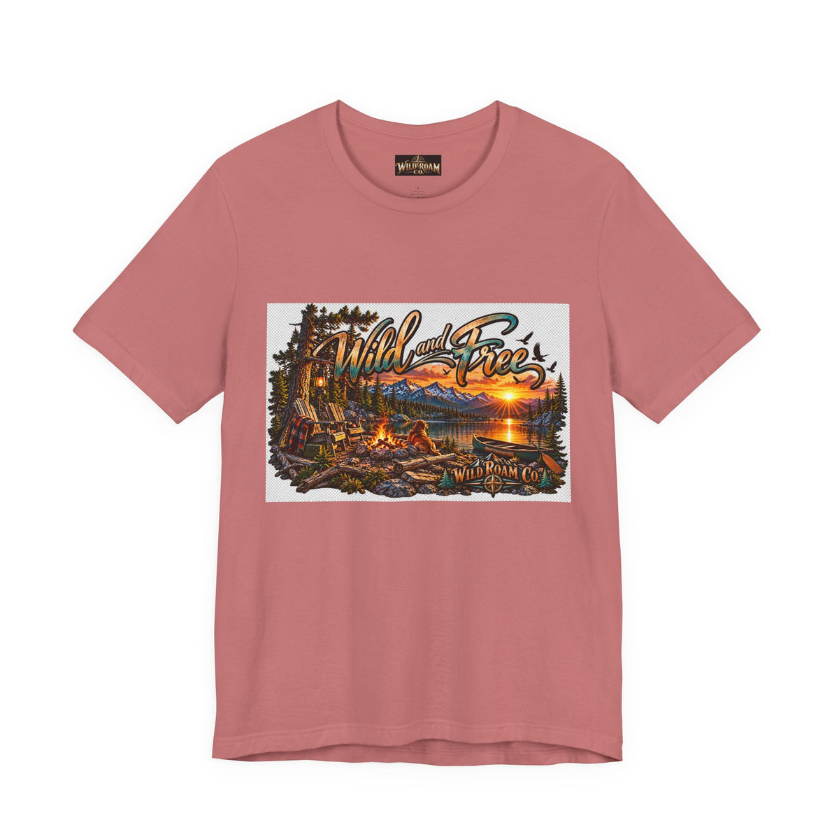 Wild & Free Campfire Sunset Tee