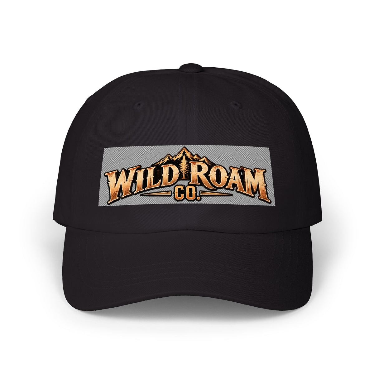 Wild Roam Co. Classic Dad Cap — Outdoor Adventure Embroidered Hat