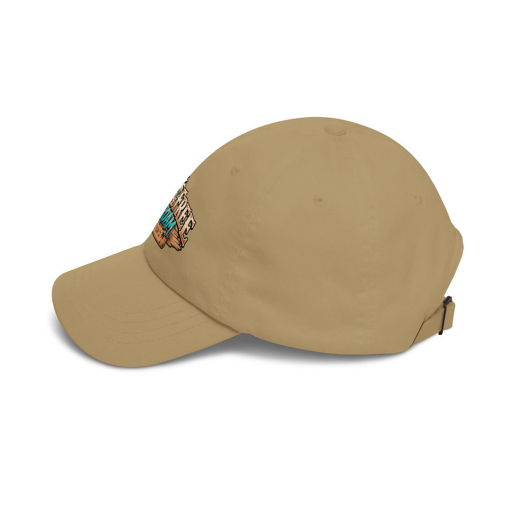 Dad Cap - "Wild & Free to Roam" Embroidered Outdoor Adventure Hat
