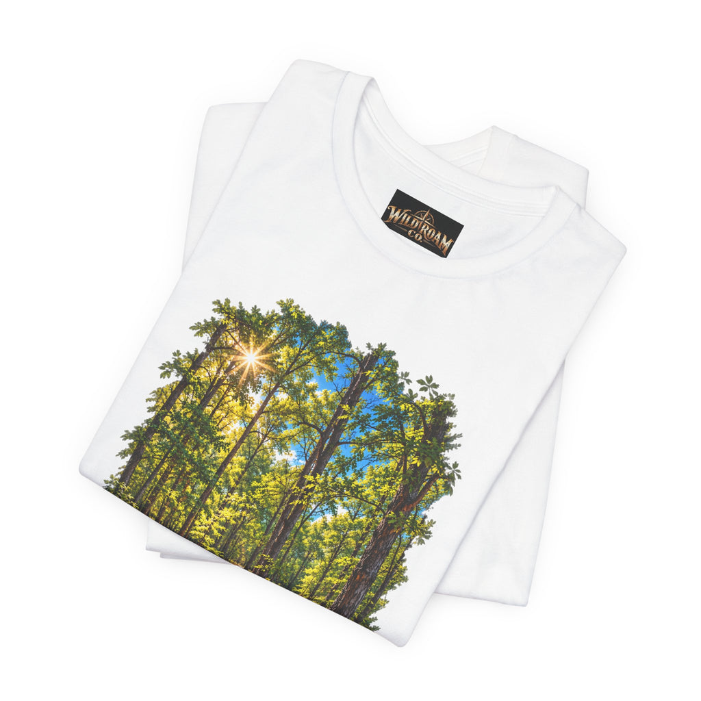 Wild Roam Co Unisex Tee-Psalms 119:105 Nature Path