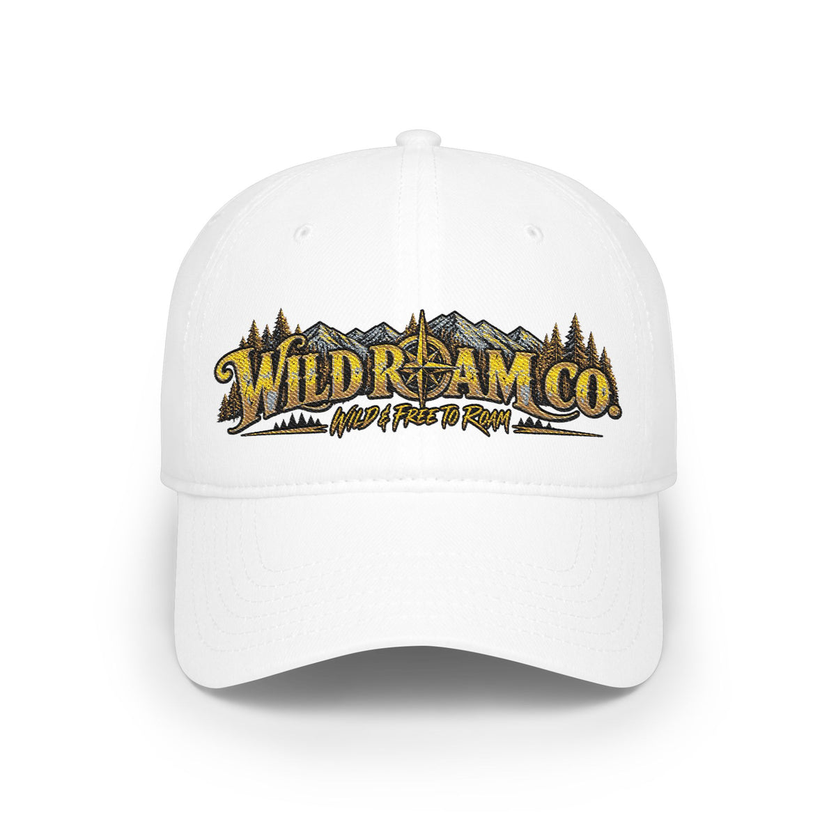 Wild Dream Co. Embroidered Baseball Cap — Adventure Logo Low Profile Hat
