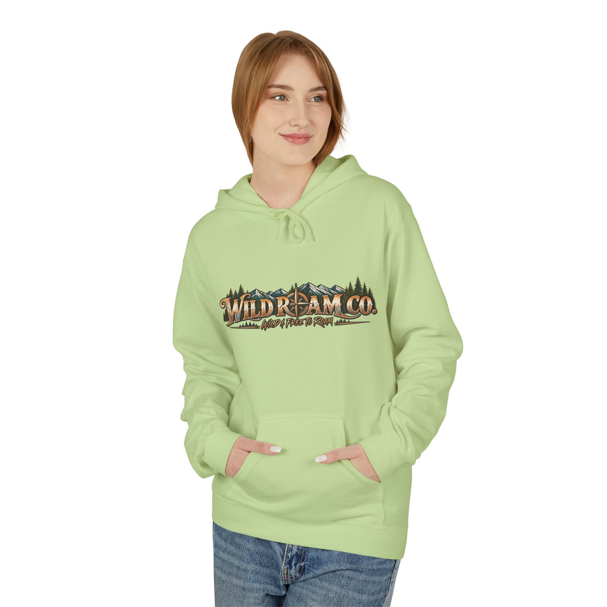 Women's Wild Roam Co. Climber Hoodie — Outdoor Adventure Graphic Pullover
