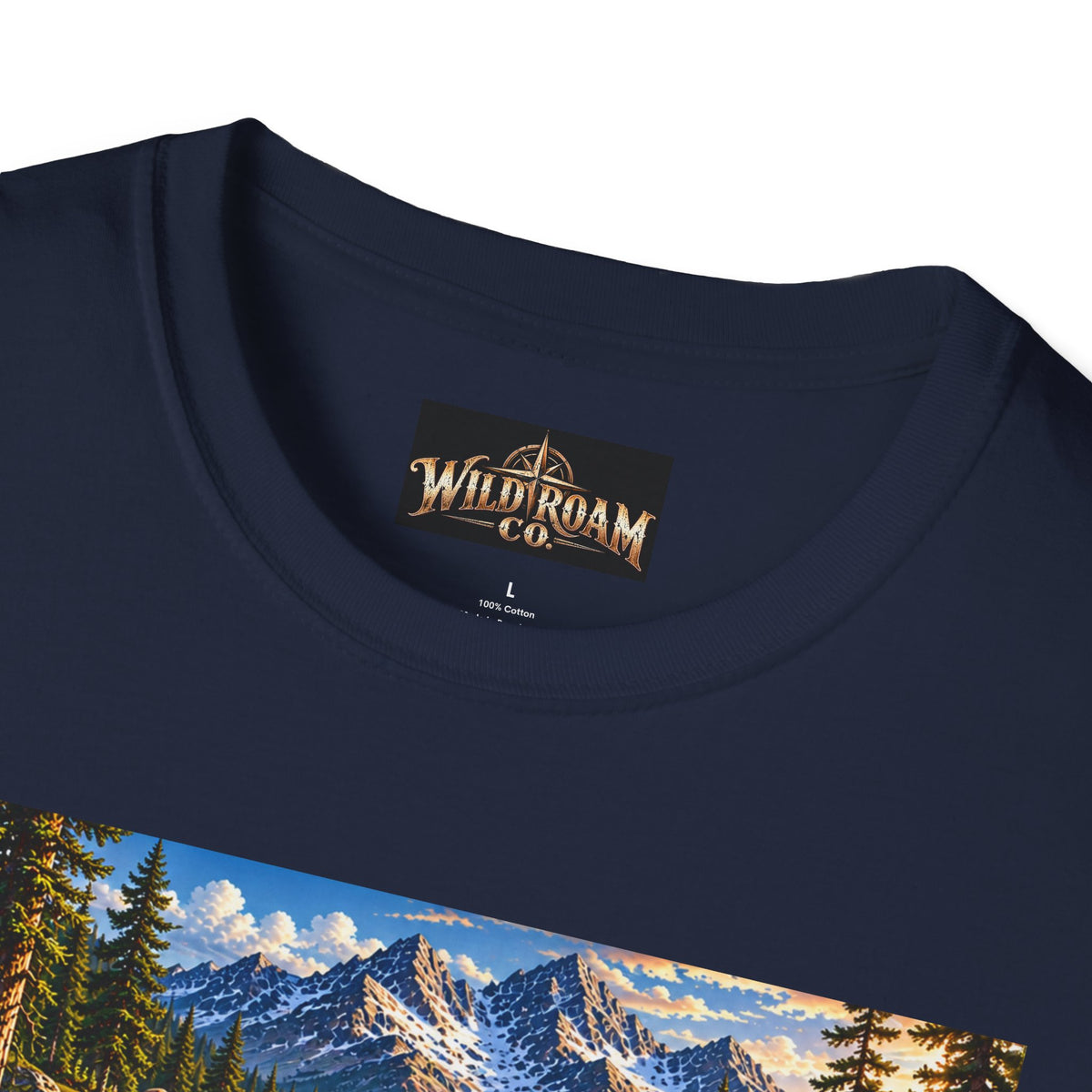 Wild & Free To Roam T-Shirt — Vintage Mountain Nature Graphic Tee