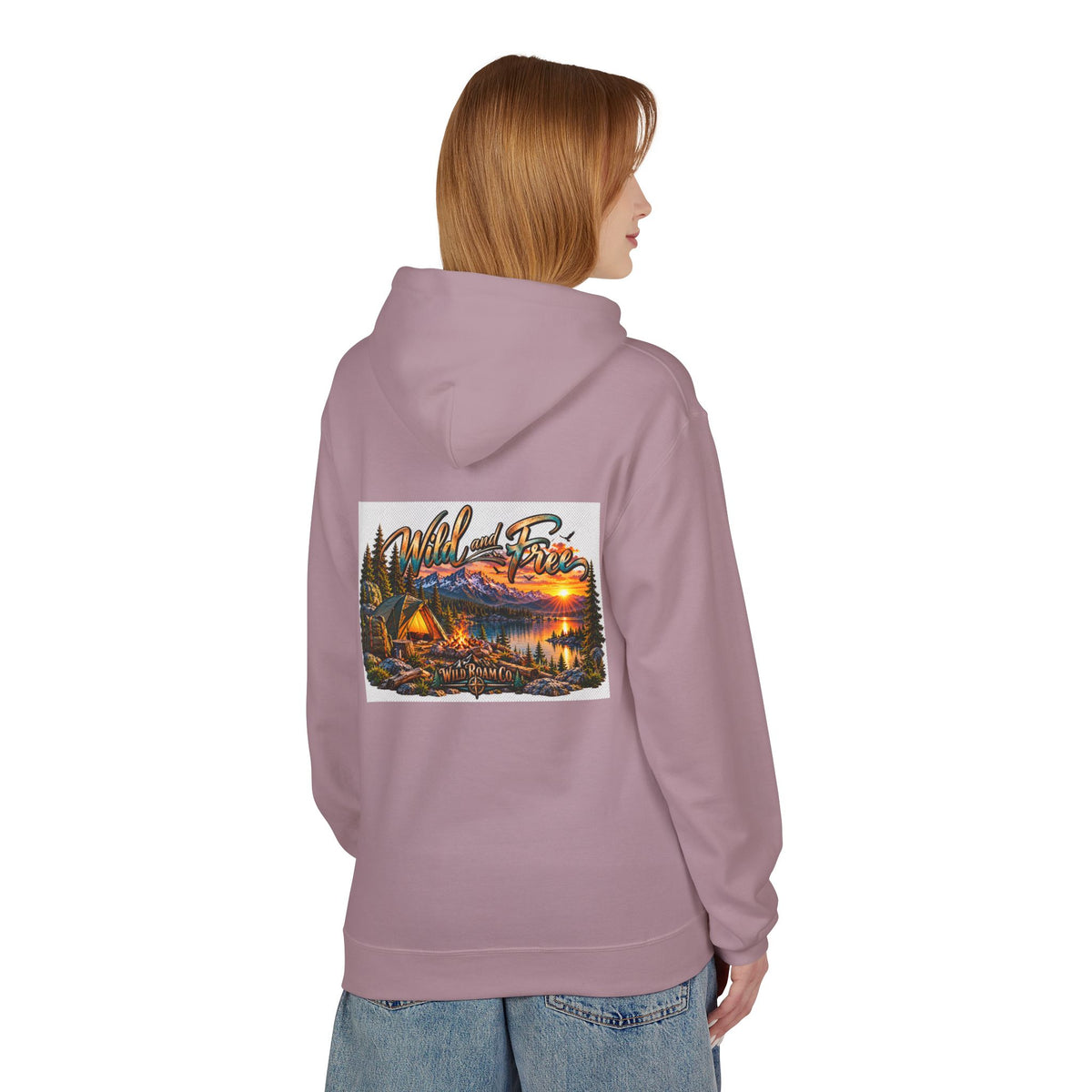 Wild Roam Co— "Wild & Free to Roam" Camping Graphic Hoodie