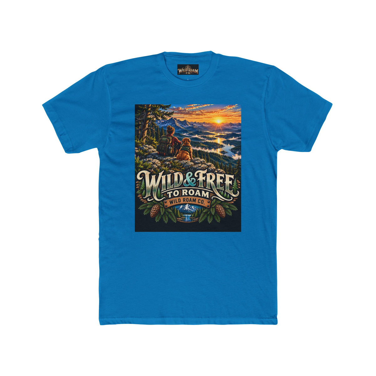 Women's Wild & Free to Roam T-Shirt — Adventure Nature Graphic Tee