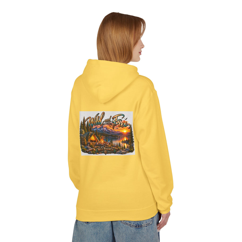 Wild Roam Co— "Wild & Free to Roam" Camping Graphic Hoodie