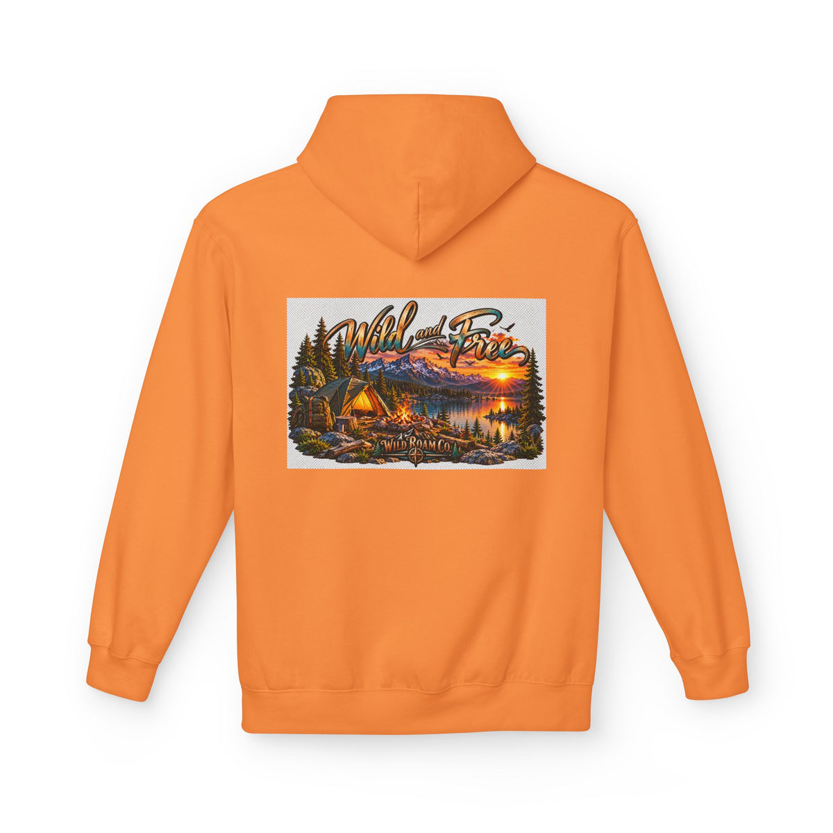 Wild Roam Co— "Wild & Free to Roam" Camping Graphic Hoodie