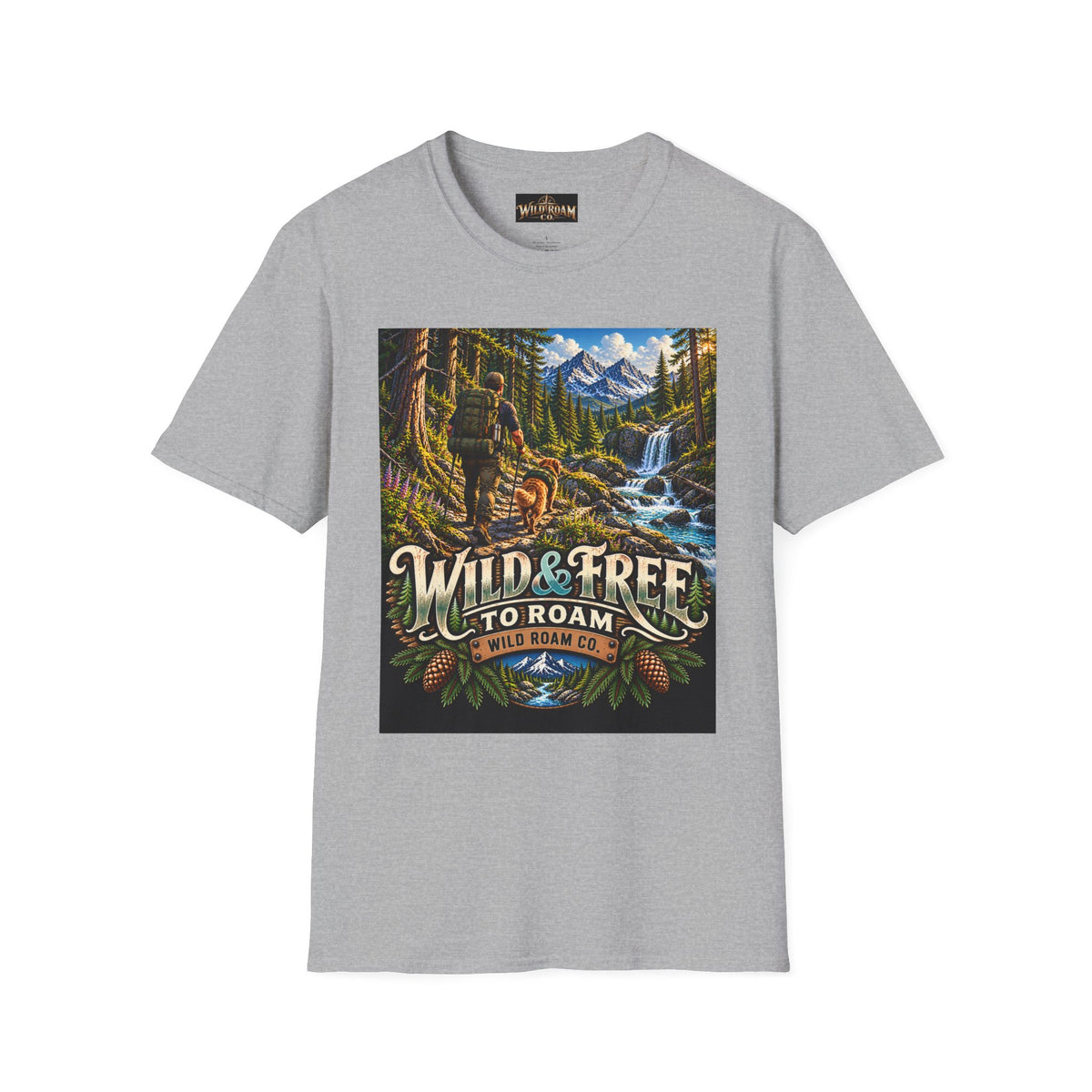 Wild & Free To Roam Men's Hiking T-Shirt