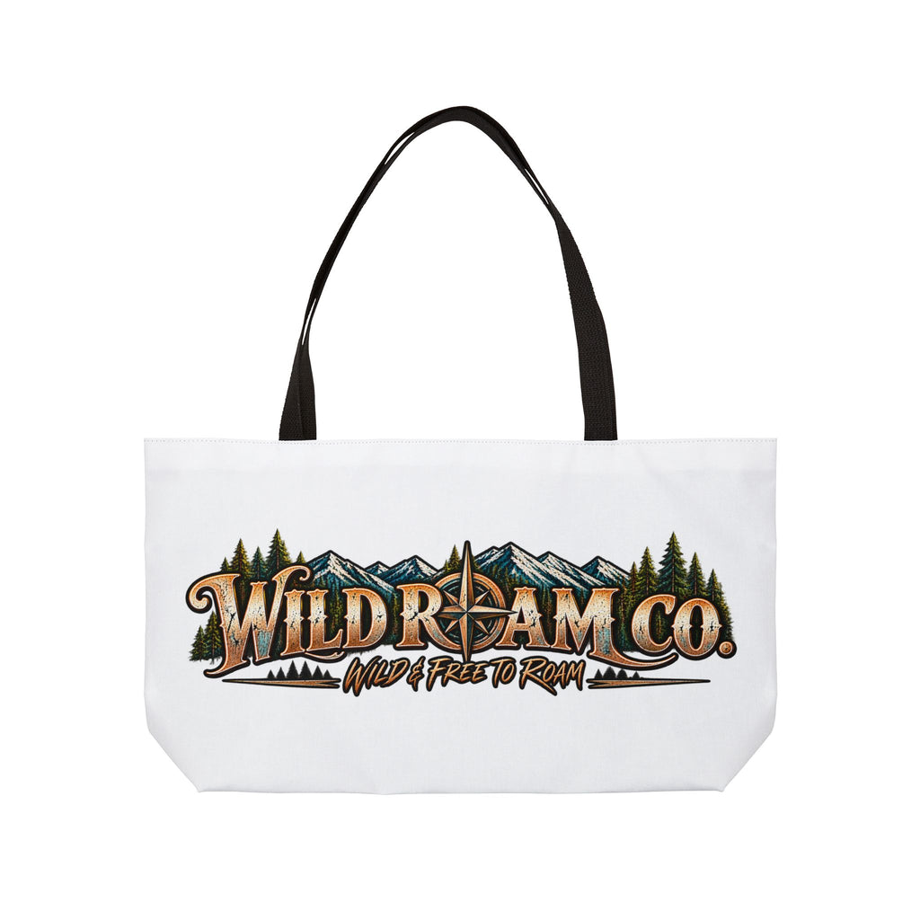 Wild Roam Co. Weekender Tote Bag — Mountain Adventure Travel Bag