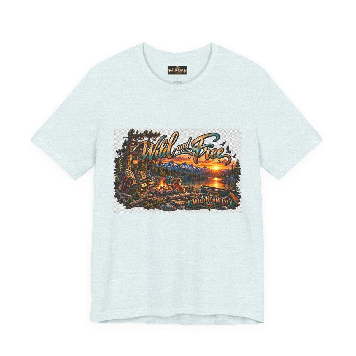 Wild & Free Campfire Sunset Tee