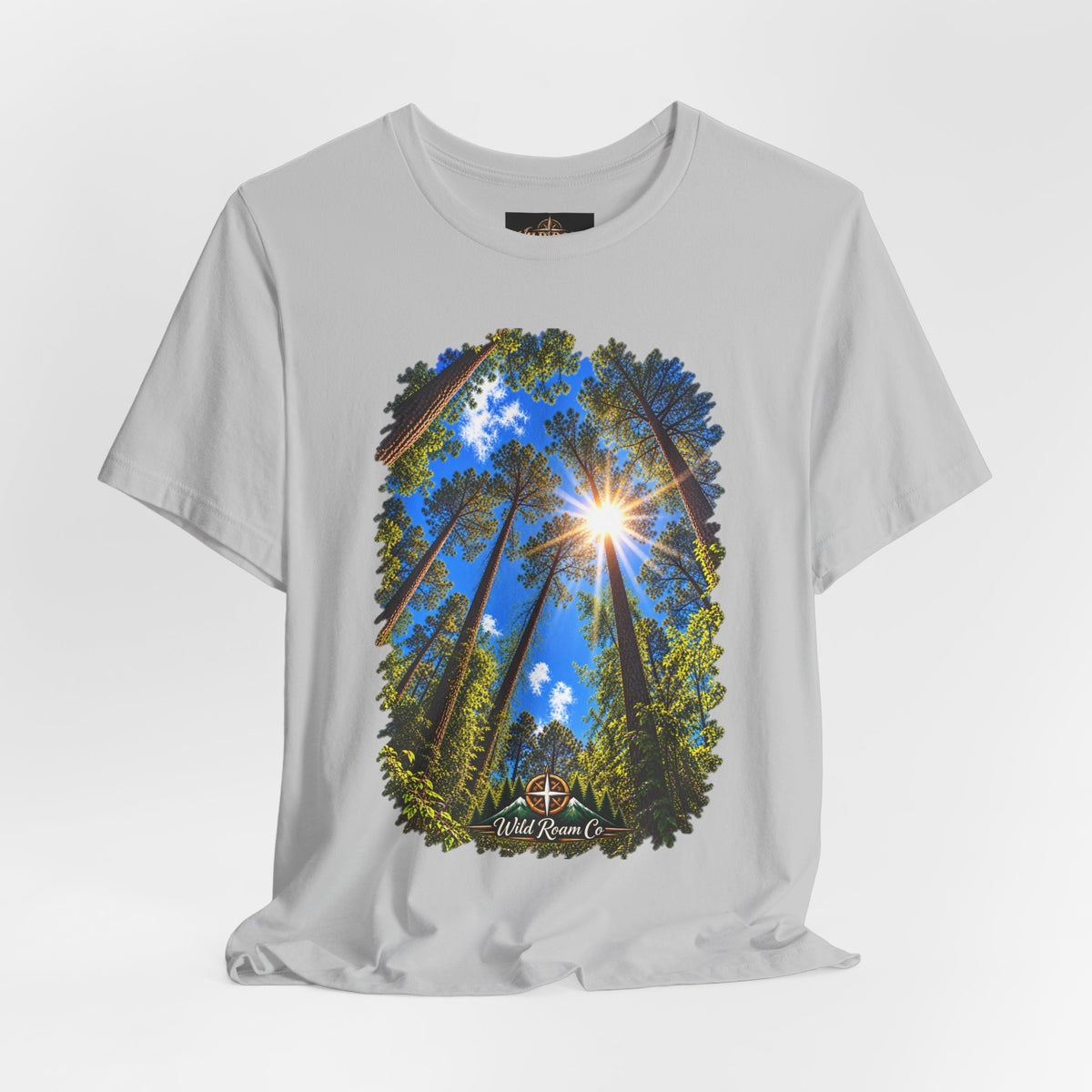 Wild Roam Co. Unisex Tee--Psalms 121:2 Sunny Trees