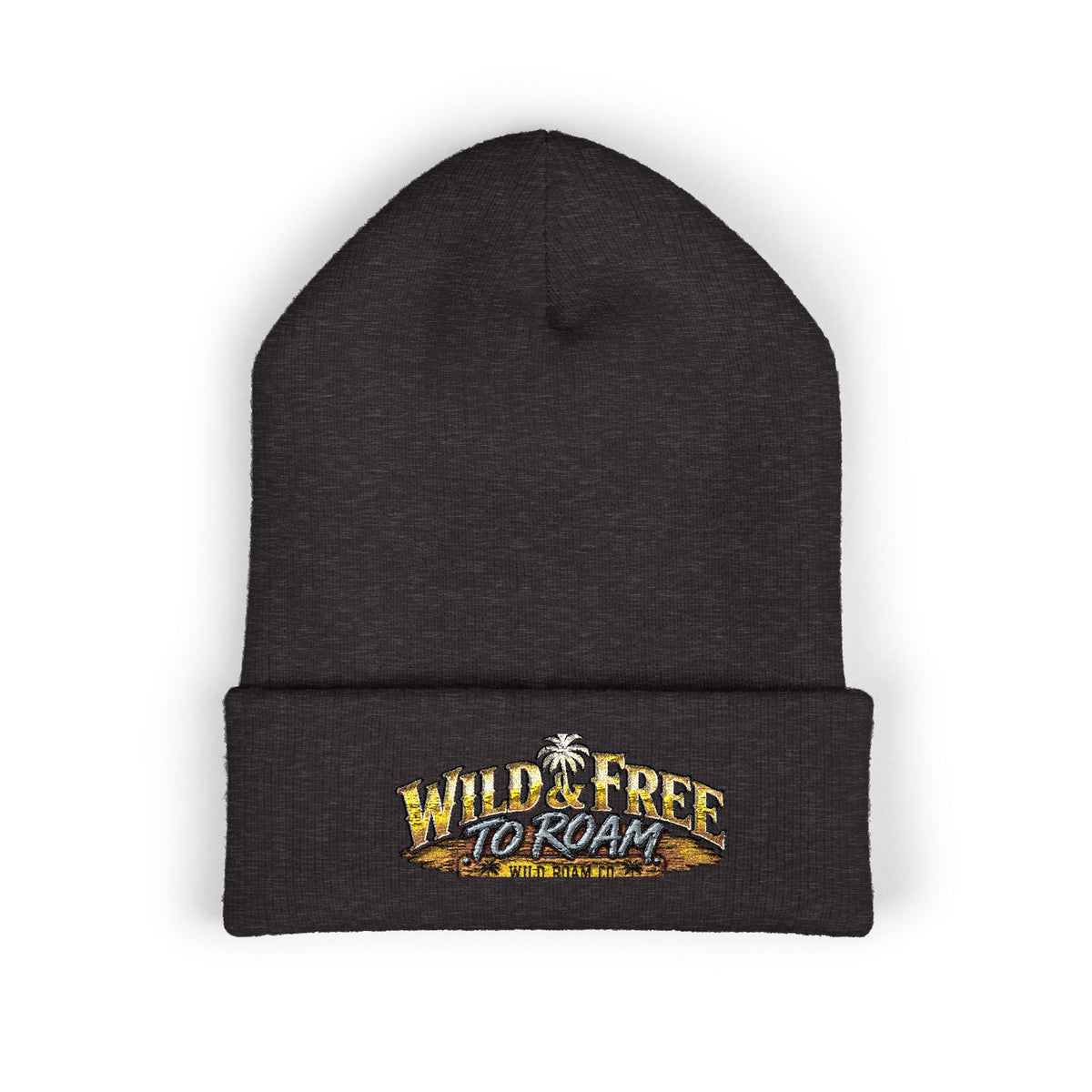 Wild & Free To Roam Embroidered Beanie